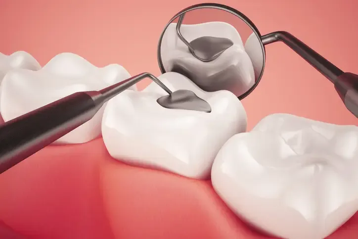 Tooth-colored dental filling